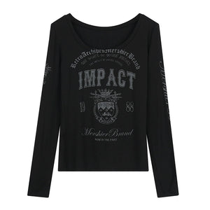 American Retro Letter T-Shirt
