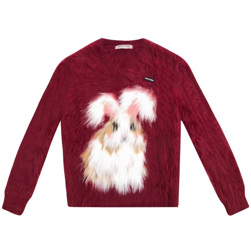 American Retro New Year Eve Christmas Sweater