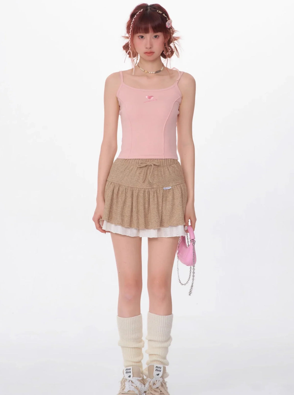 American Retro Outer Wear Suspender Top