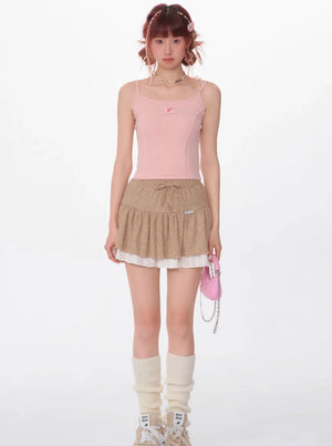 American Retro Outer Wear Suspender Top