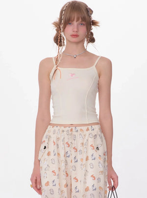 American Retro Outer Wear Suspender Top
