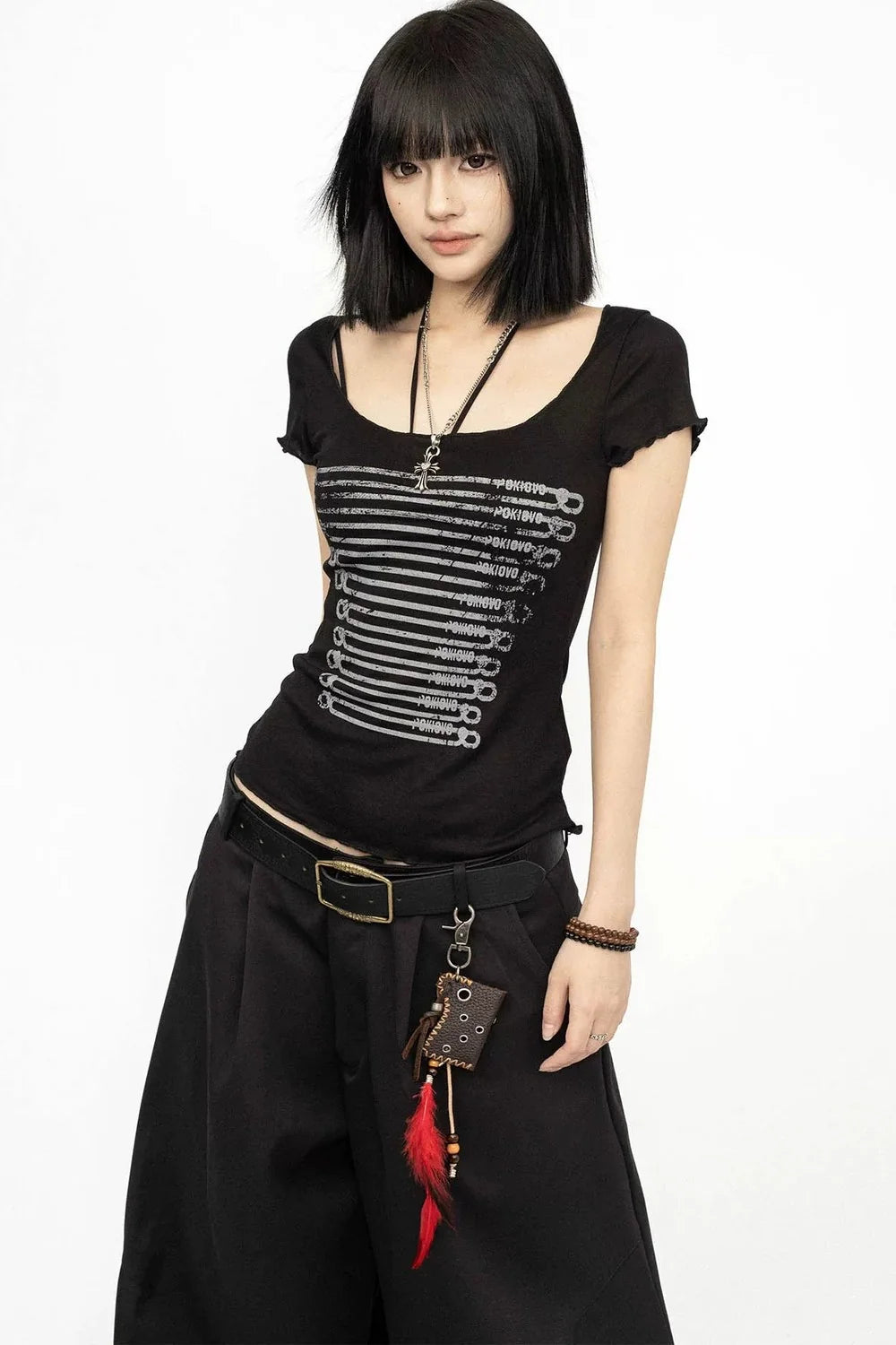 American Retro Print T-Shirt