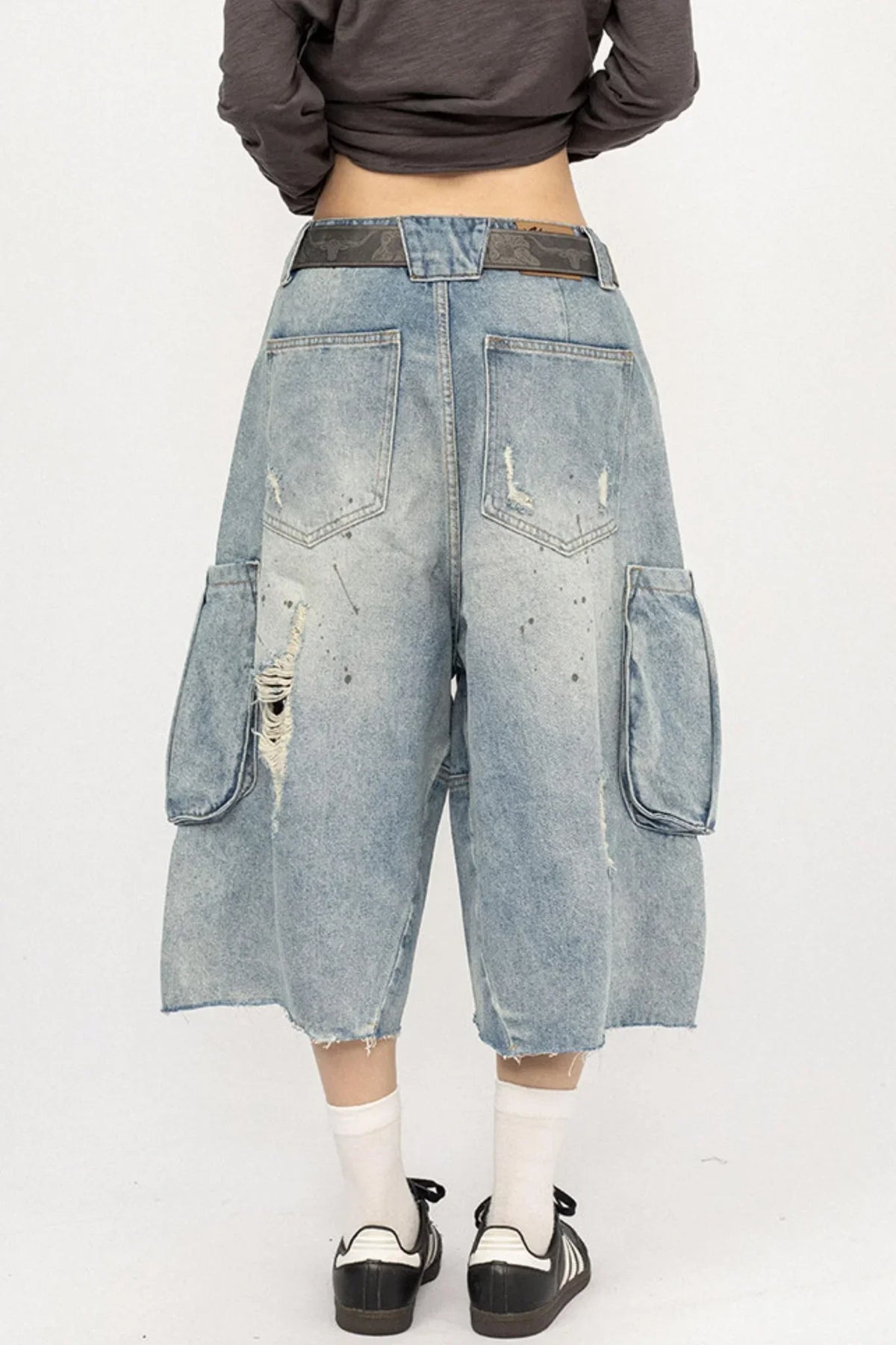 American Retro Ripped Jeans