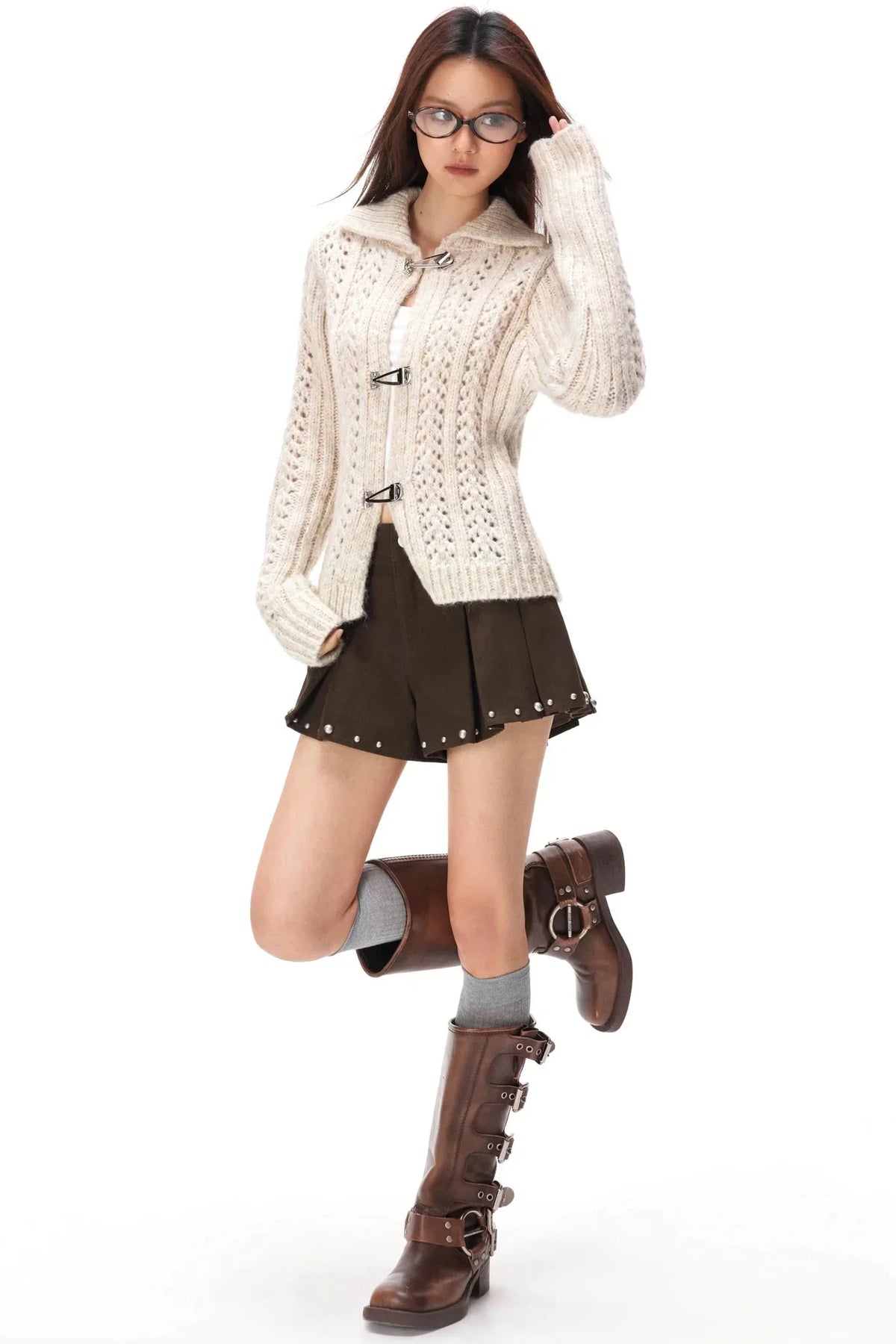 American Retro Rivet Skirt