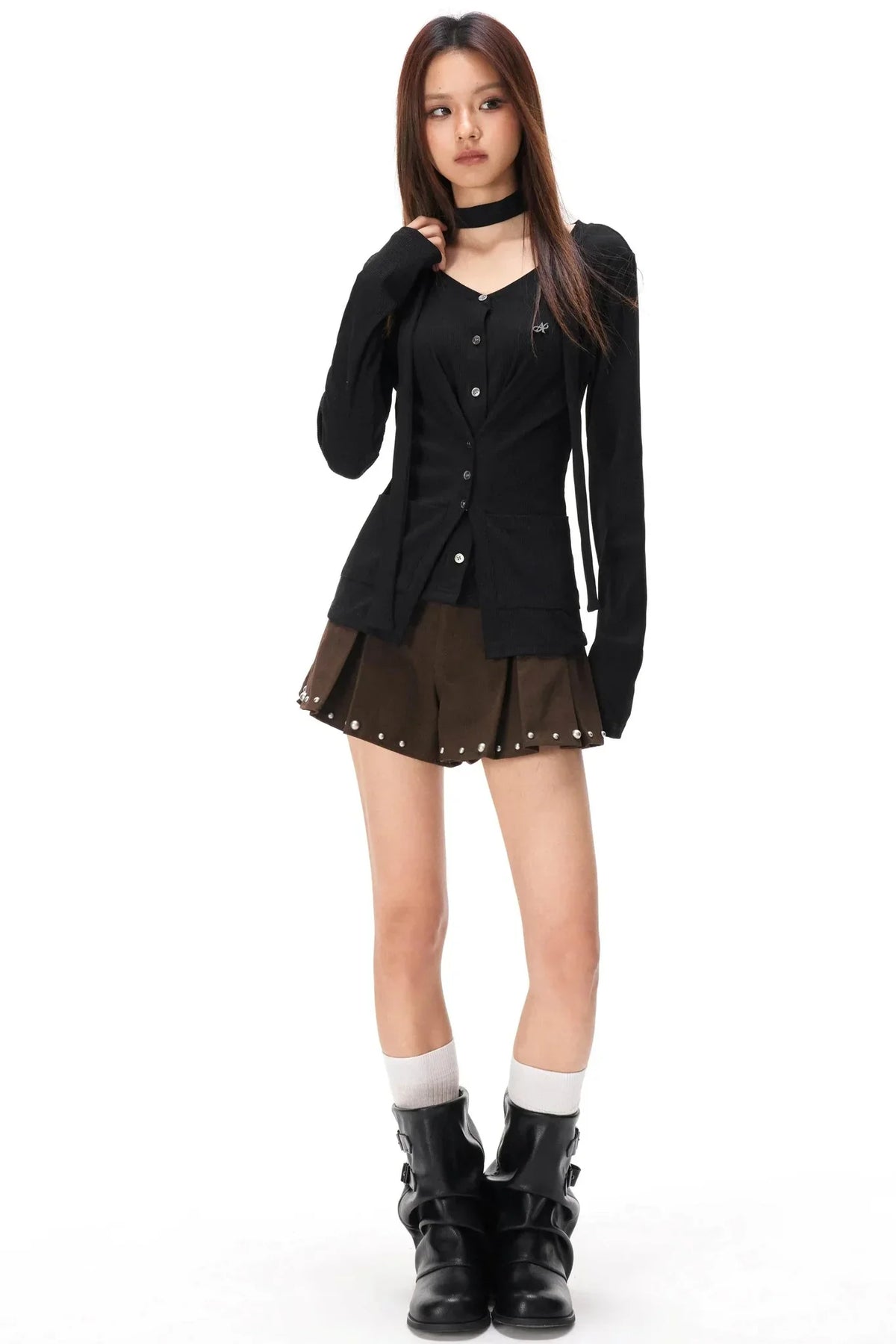 American Retro Rivet Skirt