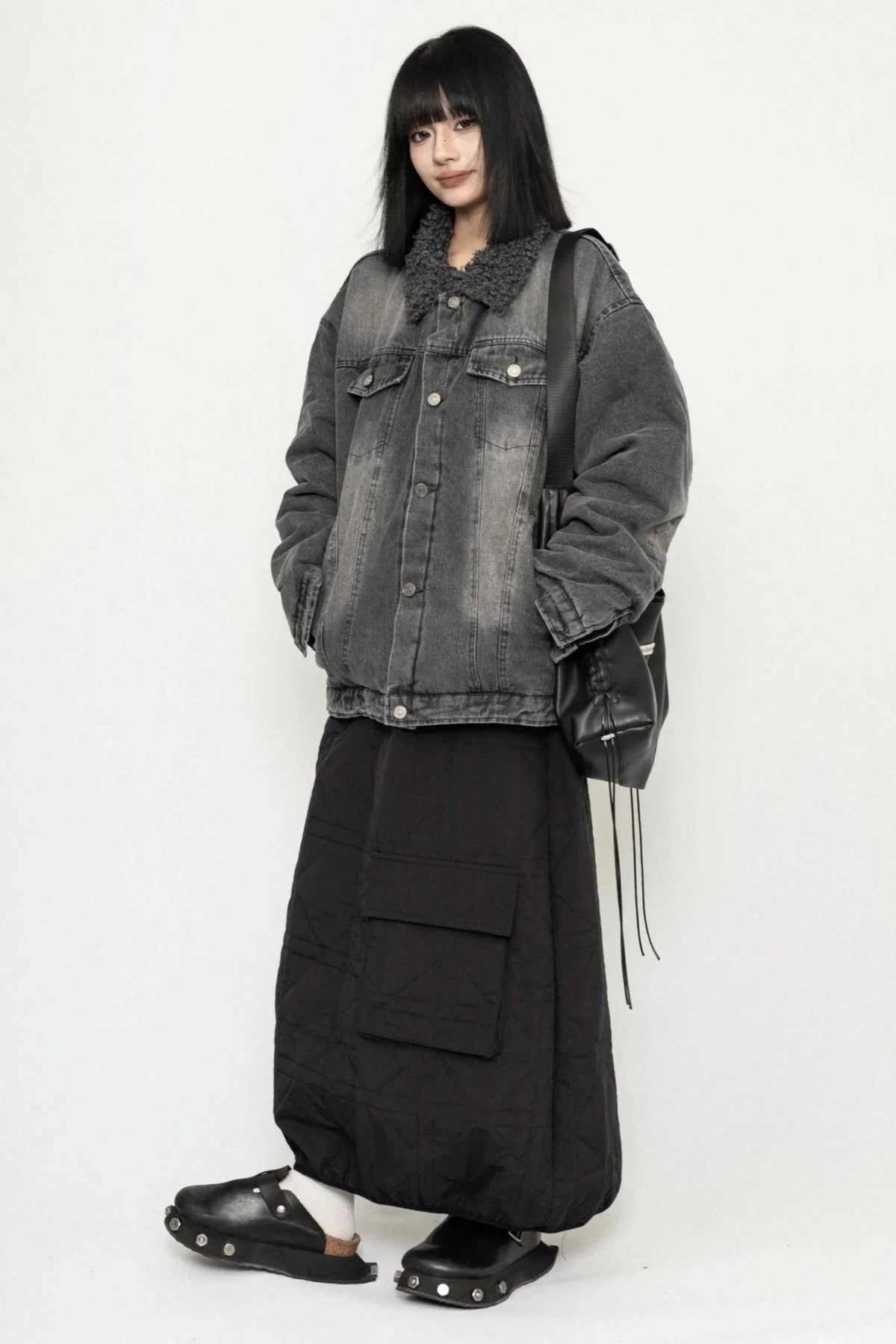 American Retro Sweet Winter Denim Cotton Jacket