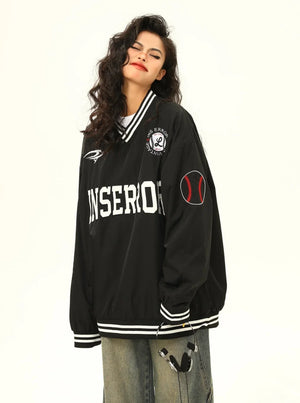 American Retro V-Neck Sweatshirt
