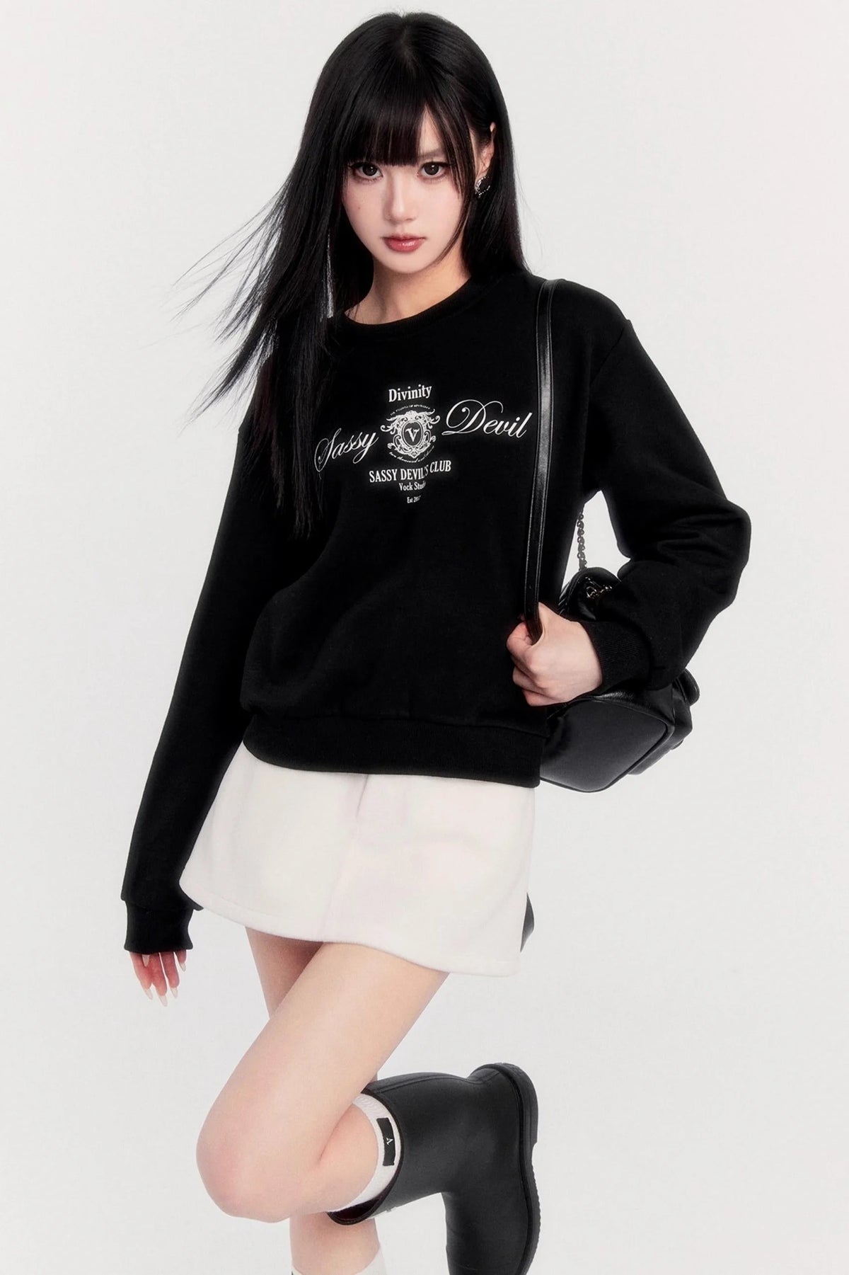 American Spice Girl Short Sweatshirt