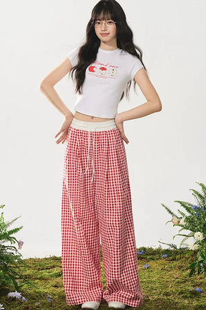 American Style Apple Print Tee