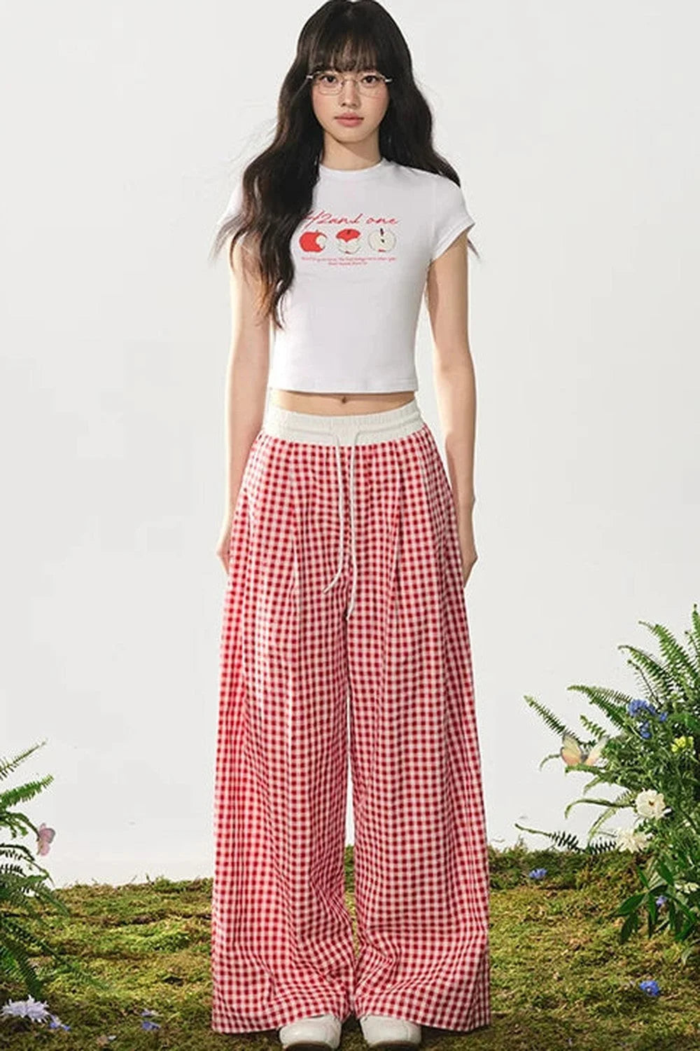 American Style Apple Print Tee