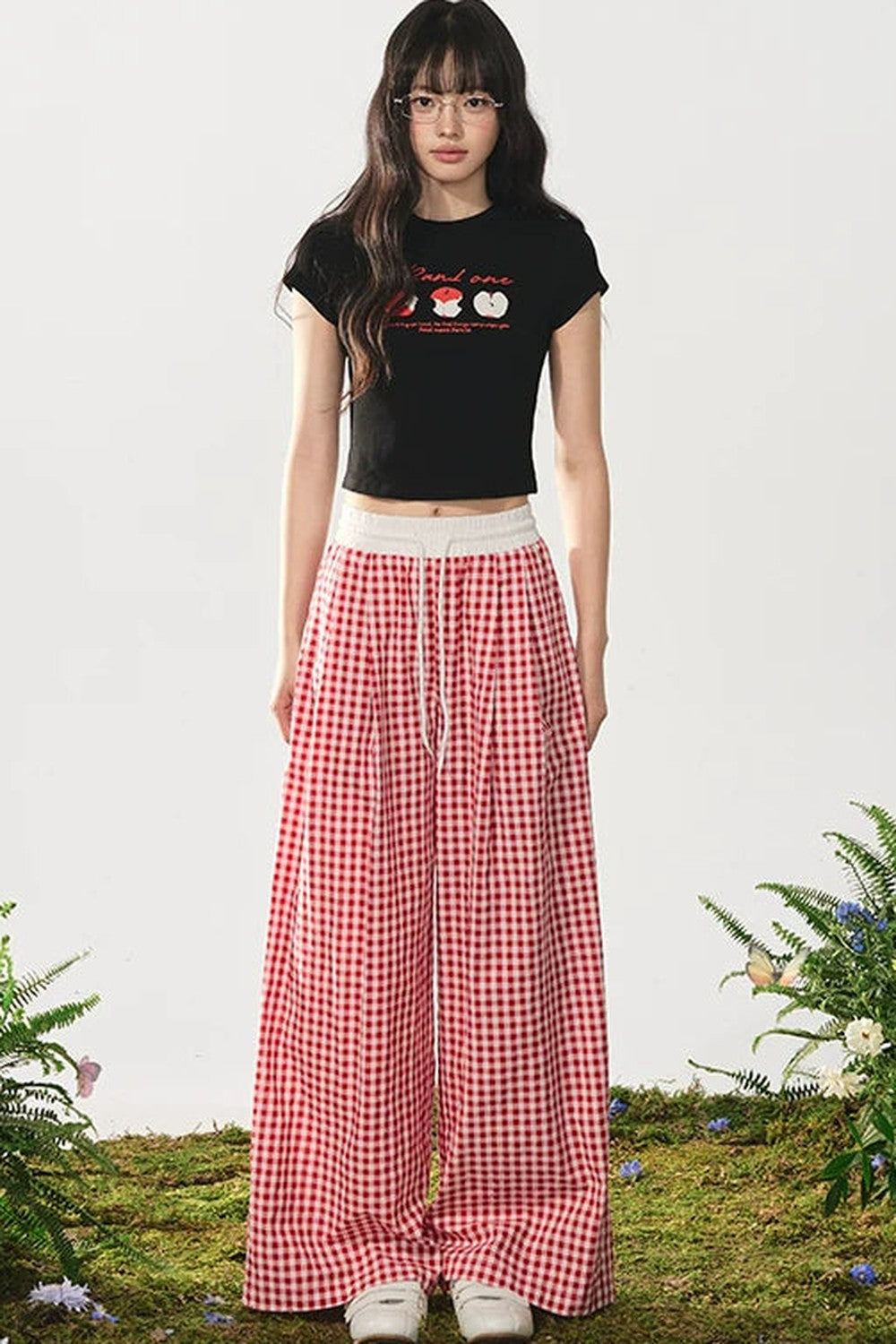 American Style Apple Print Tee