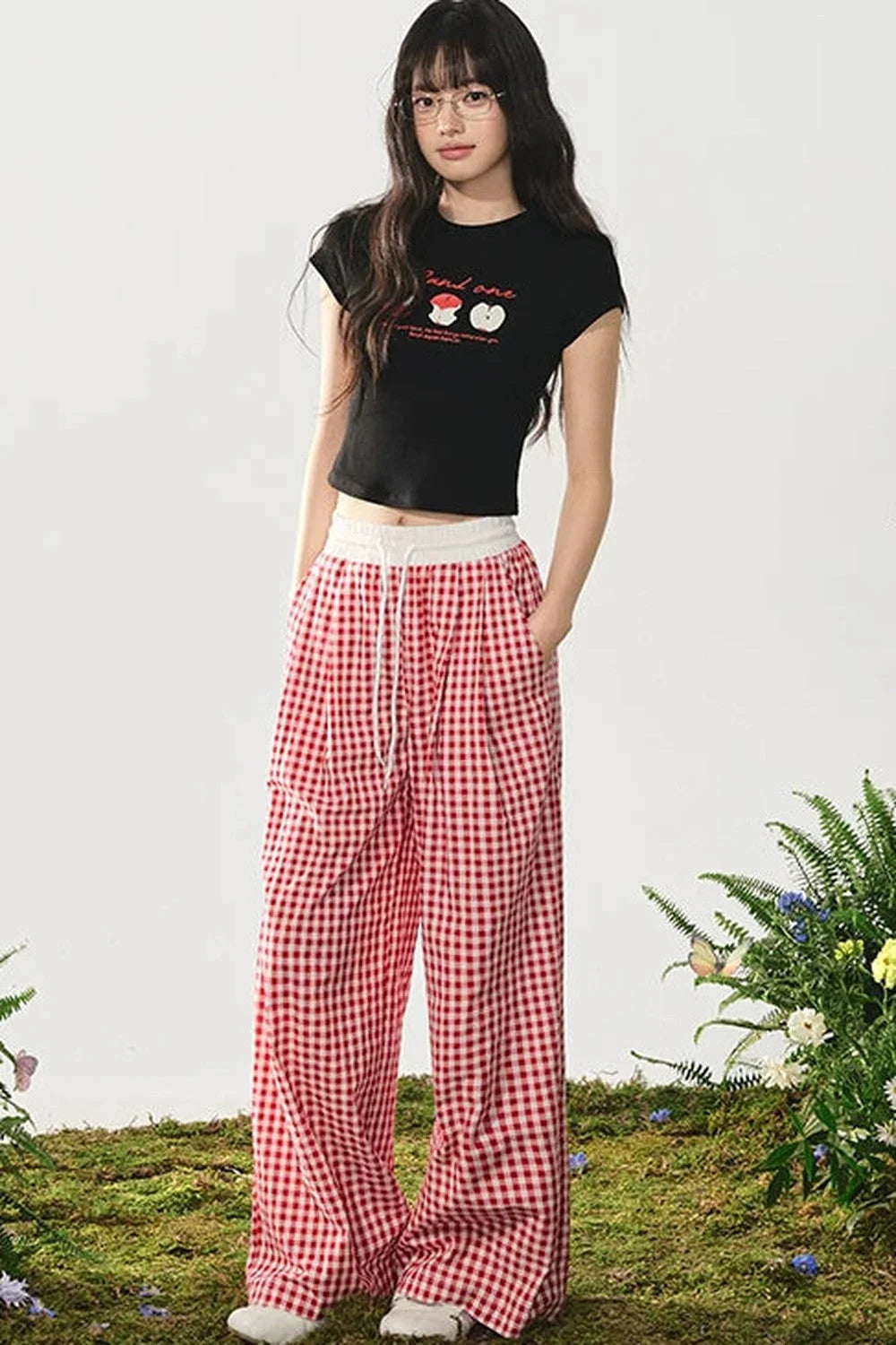 American Style Apple Print Tee