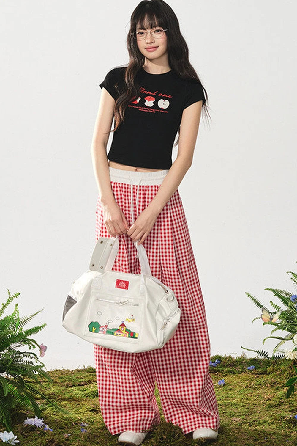 American Style Apple Print Tee
