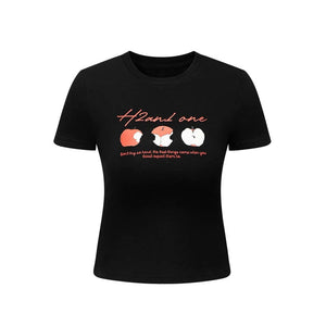 American Style Apple Print Tee