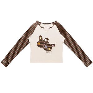 American vintage raglan undershirt top