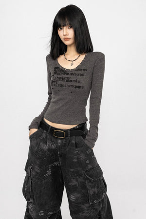 American Vintage Spice Girl Long Sleeve T-Shirt