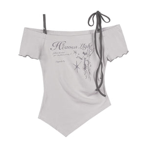 Angel Asymmetrical Summer Top