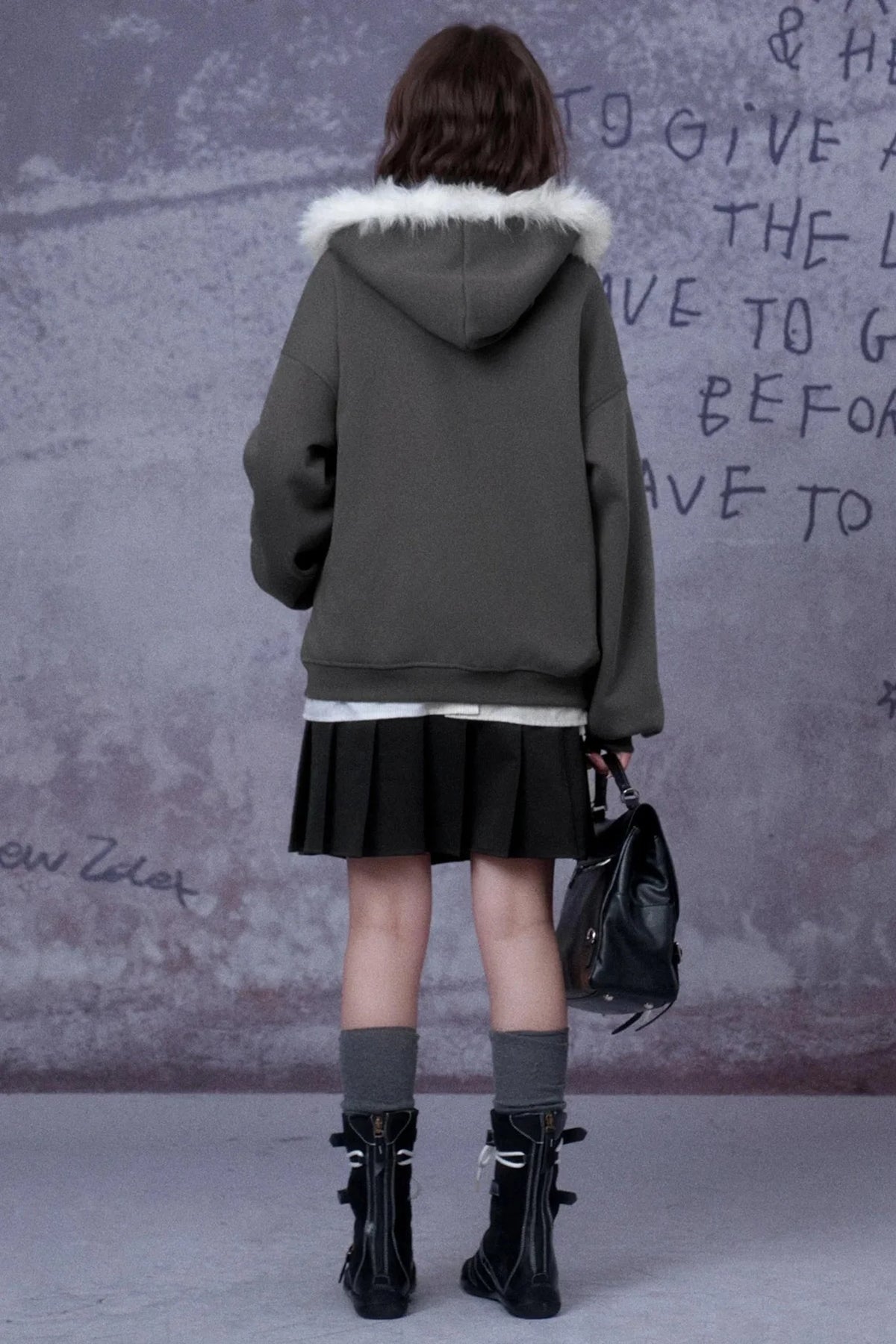 Angel Manga Print Fleece Jacket
