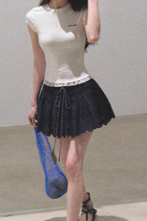 Antibacterial Lace Tee