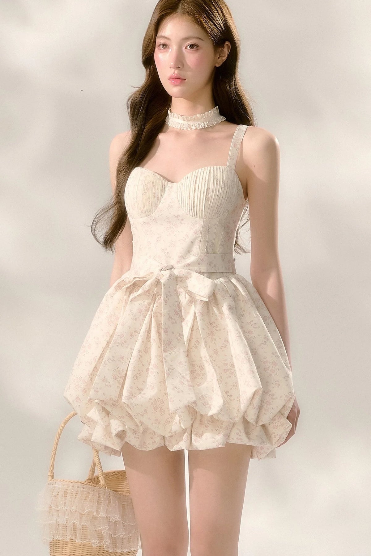 Antique Floral Bud Dress