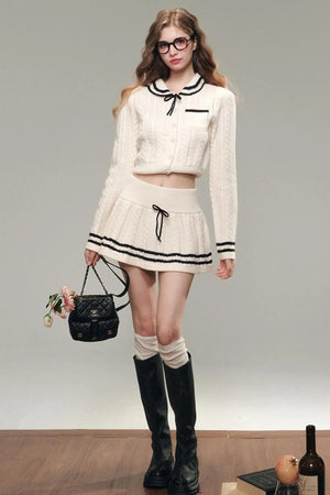 Apricot College Skirt Set-Up