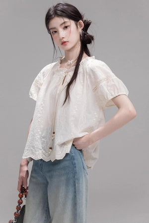 Apricot Lace Bubble Tee