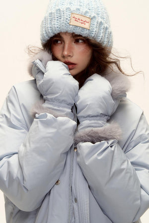 Asgony Versatile Chunky Knit Wool Hat