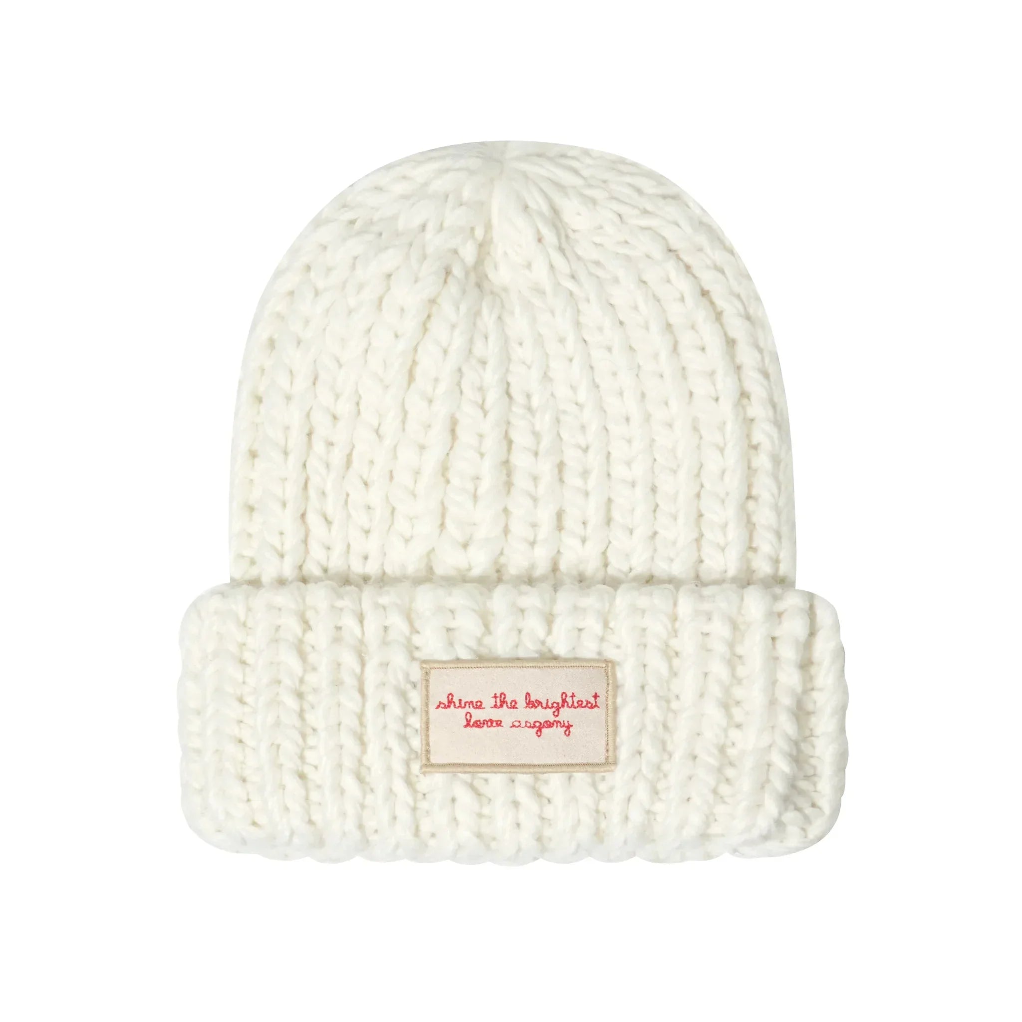 Asgony Versatile Chunky Knit Wool Hat