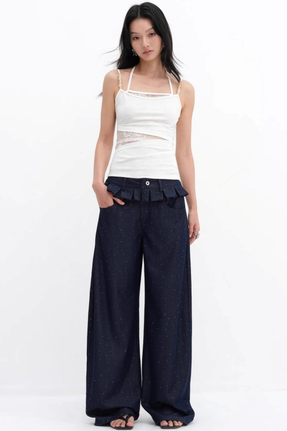 Asymmetric Bead Camisole