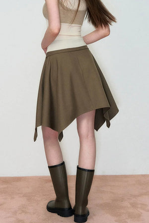 Asymmetrical A-Line Skirt