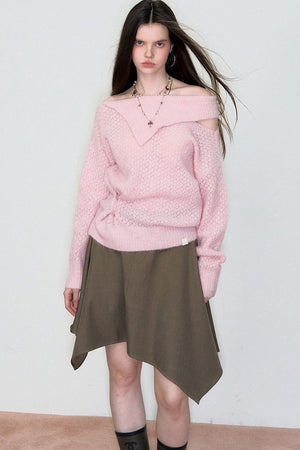 Asymmetrical A-Line Skirt