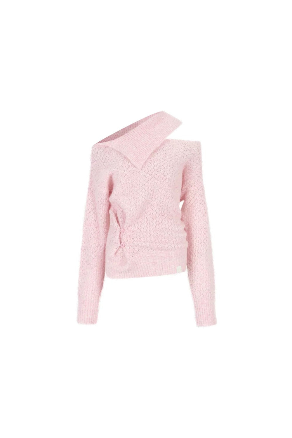 Asymmetrical Alpaca Knit Sweater