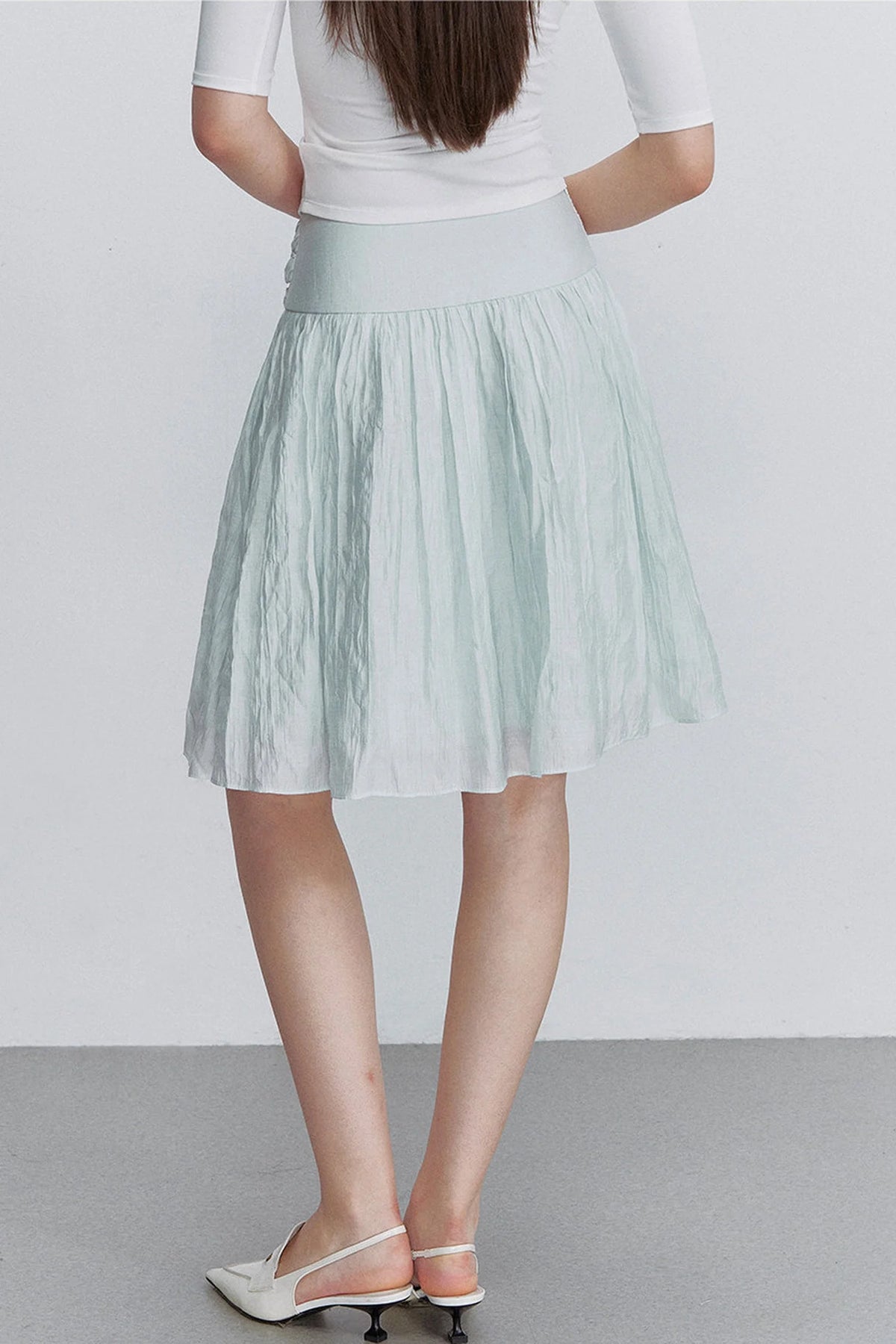 Asymmetrical Bowknot A-Line Skirt