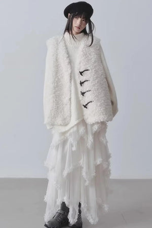 Asymmetrical Cake A-Line Skirt