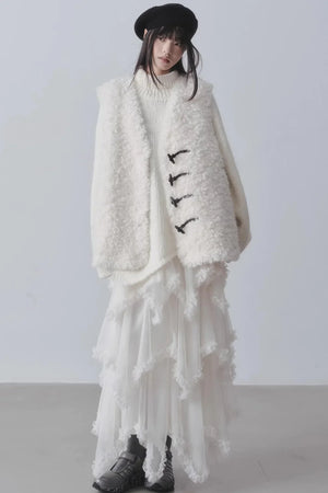 Asymmetrical Cake A-Line Skirt