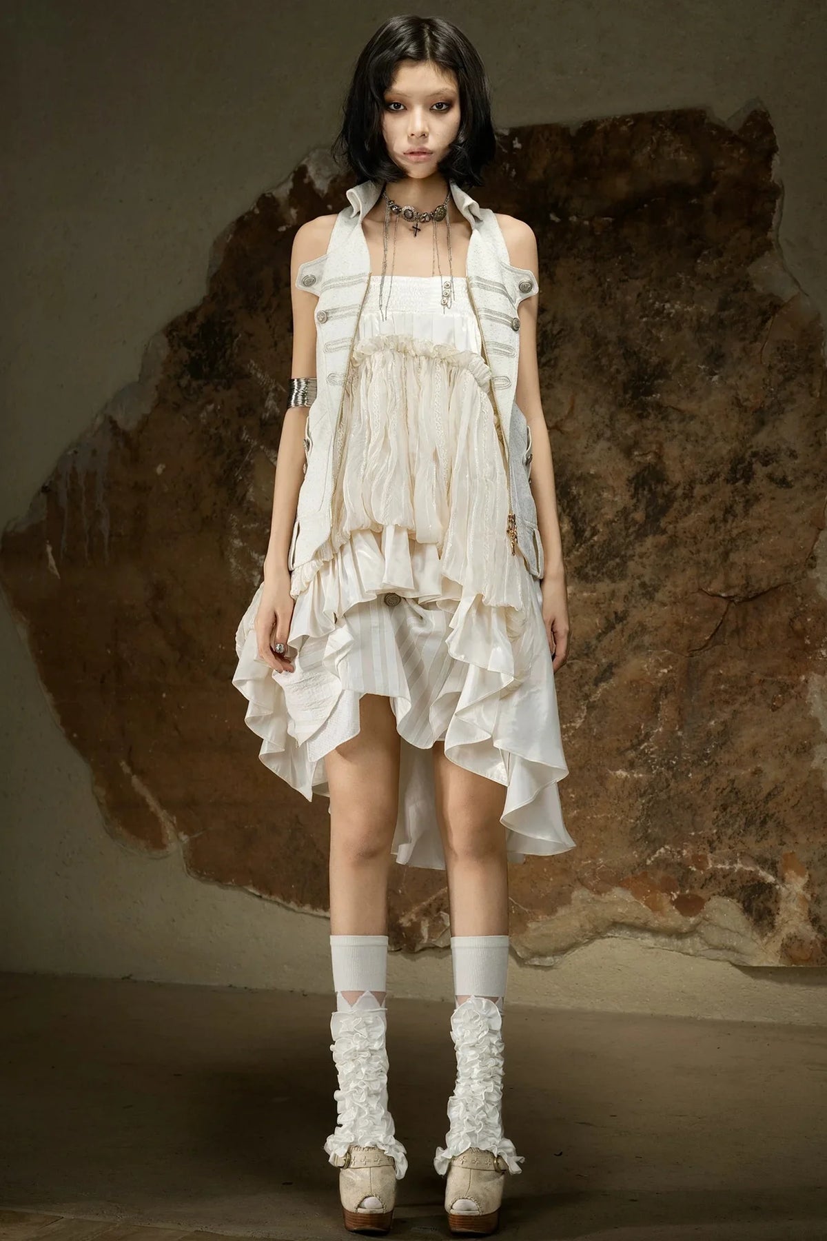Asymmetrical High-Waisted Skirt