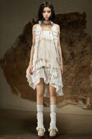 Asymmetrical High-Waisted Skirt