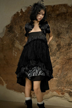 Asymmetrical High-Waisted Skirt
