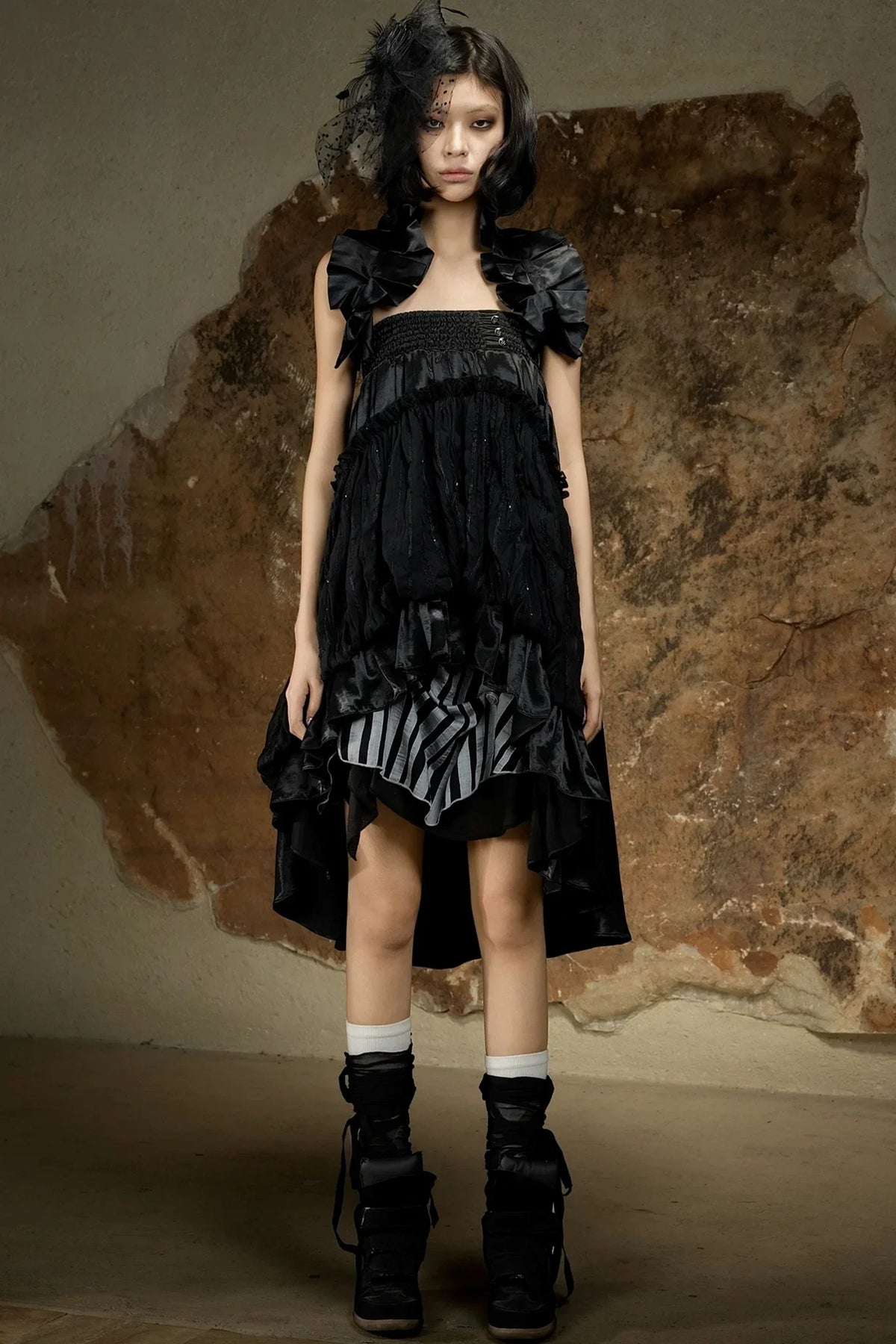 Asymmetrical High-Waisted Skirt
