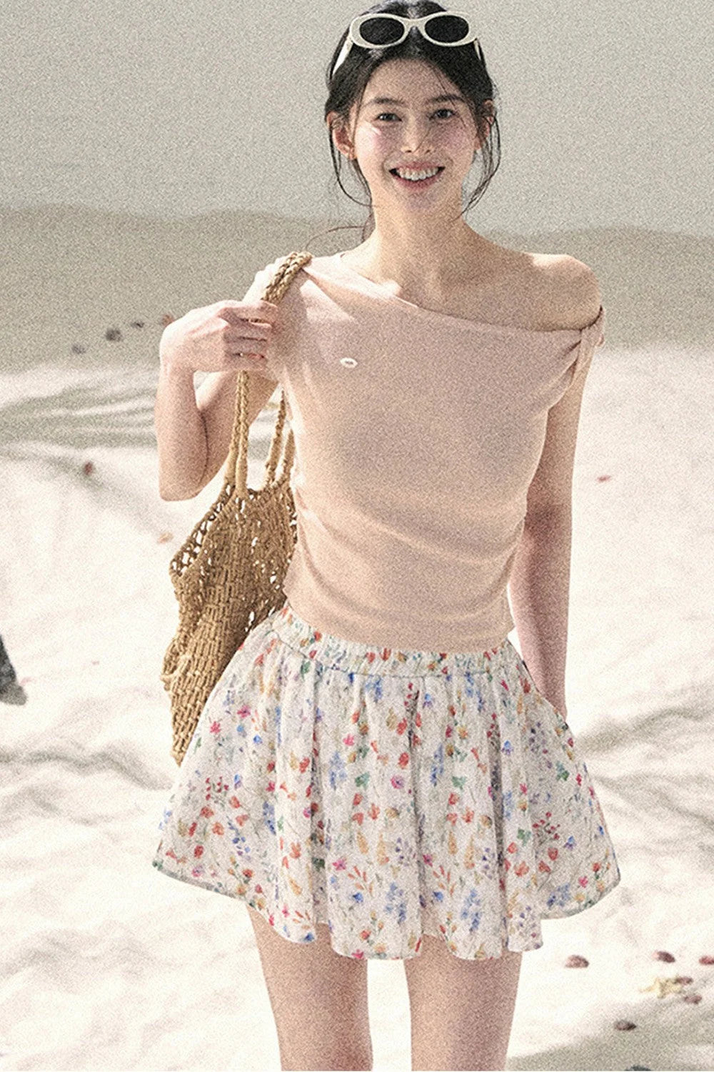 Asymmetrical Knot Crop Top