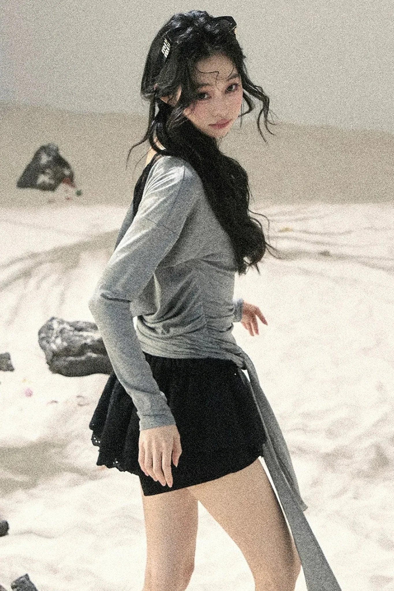 Asymmetrical Lace Summer Top