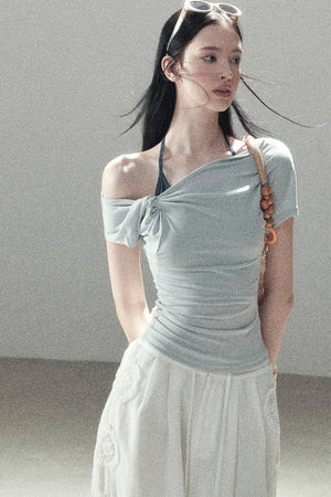 Asymmetrical Off-Shoulder Top