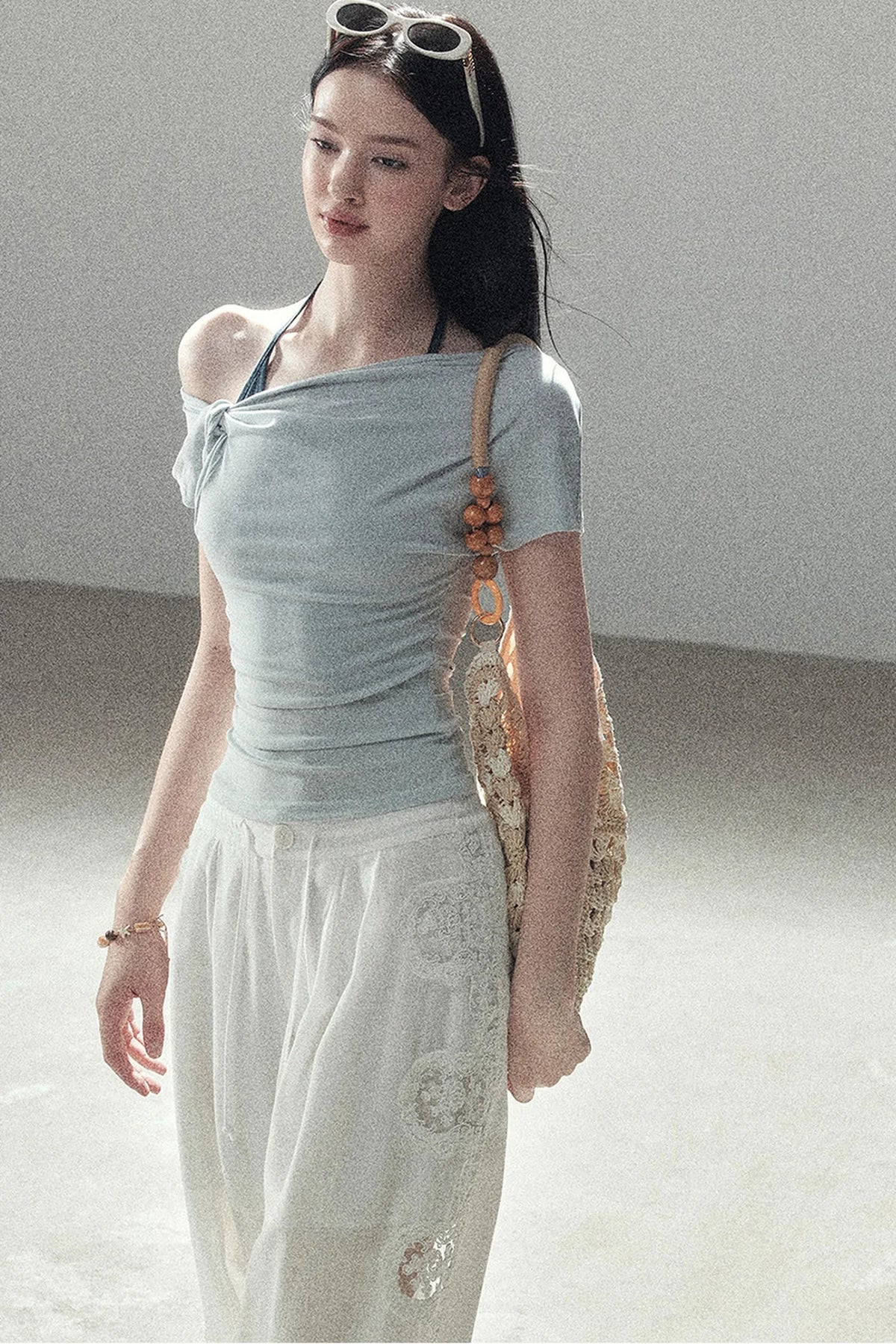 Asymmetrical Off-Shoulder Top