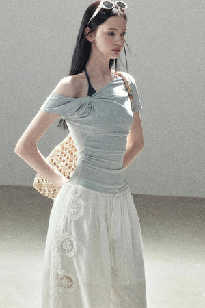 Asymmetrical Off-Shoulder Top