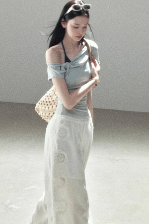Asymmetrical Off-Shoulder Top
