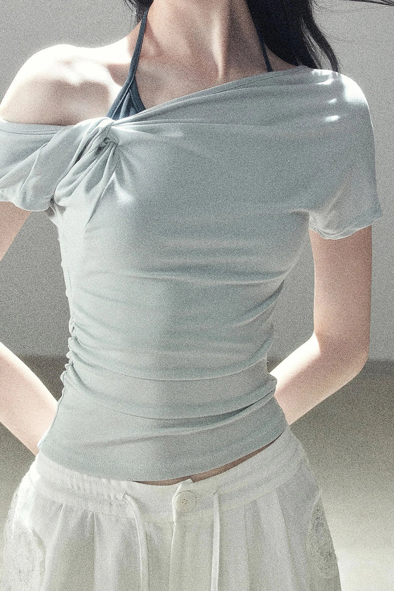 Asymmetrical Off-Shoulder Top