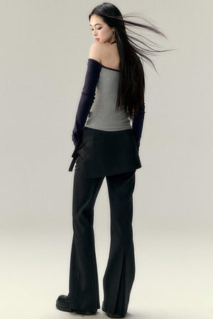Asymmetrical One-Shoulder Tee