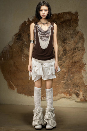 Asymmetrical Retro Vest