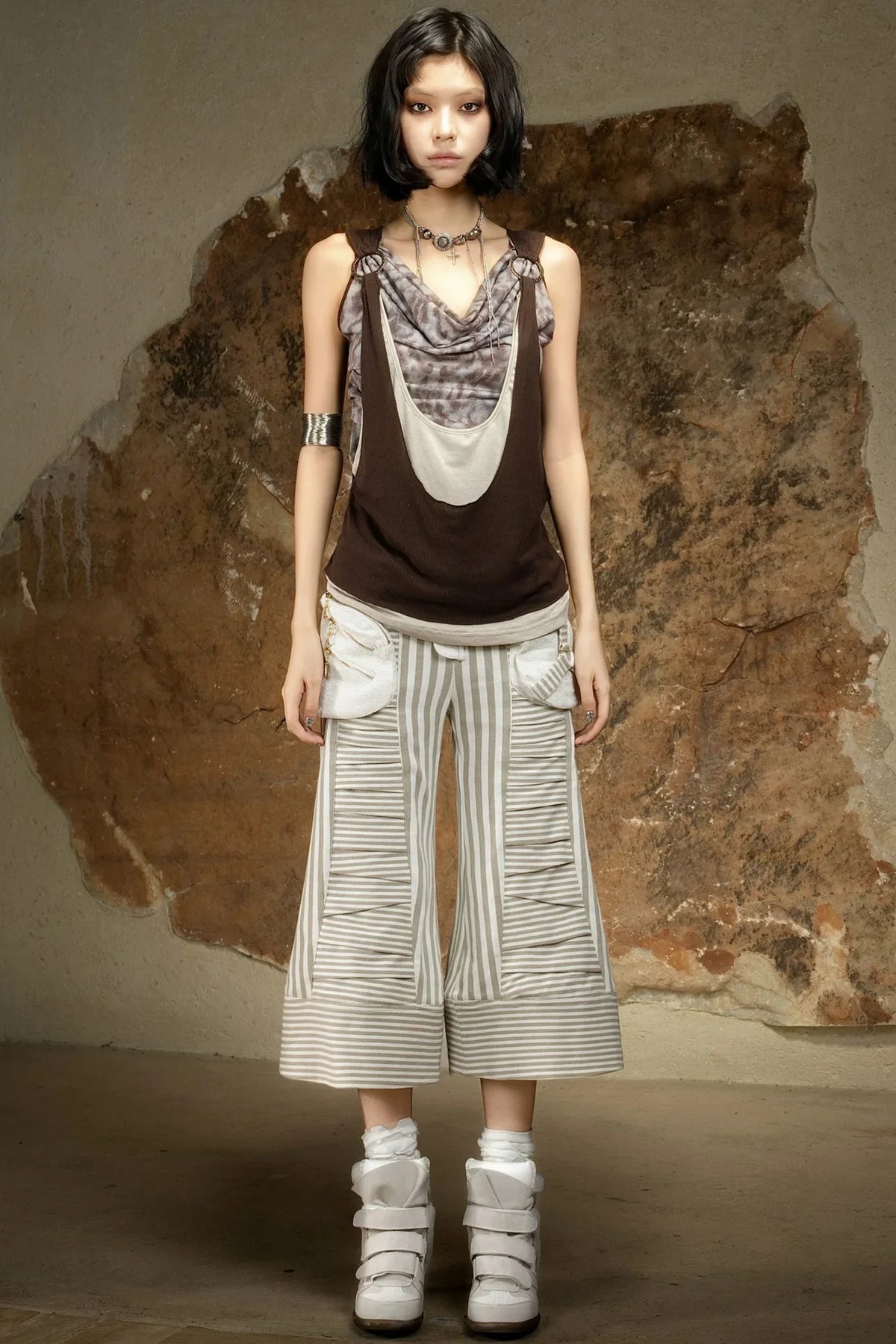 Asymmetrical Retro Vest