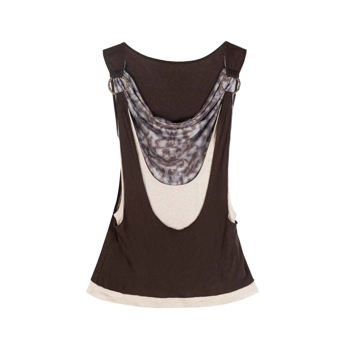 Asymmetrical Retro Vest